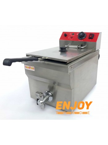 Професійна фритюрниця GoodFood EF12A1 з краном